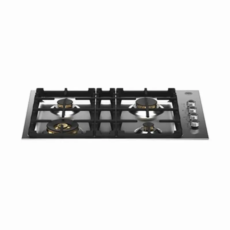Professional Series Drop-In Gas Cooktop, 4 Brass Burners, 30"