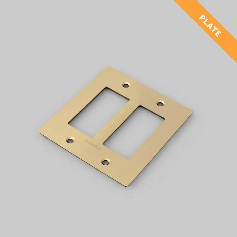 2G Plate / Logo / Brass