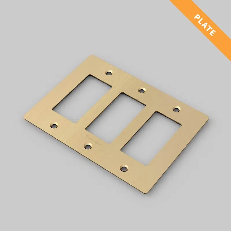 3G Plate / Logo / Brass