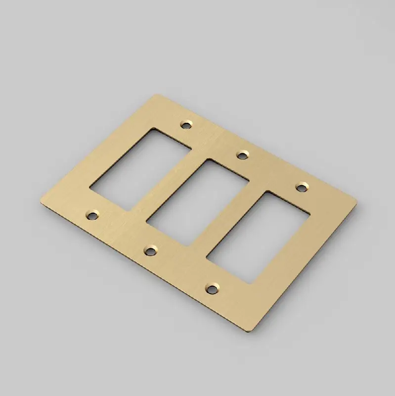 3G Plate / Non-Logo / Brass