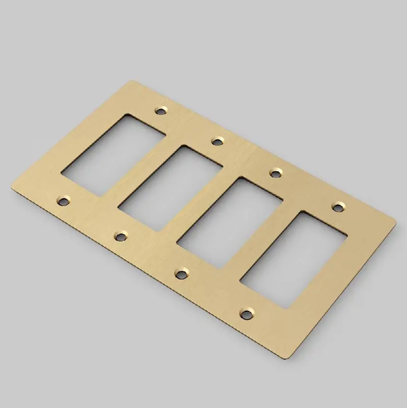 4G Plate / Non-Logo / Brass