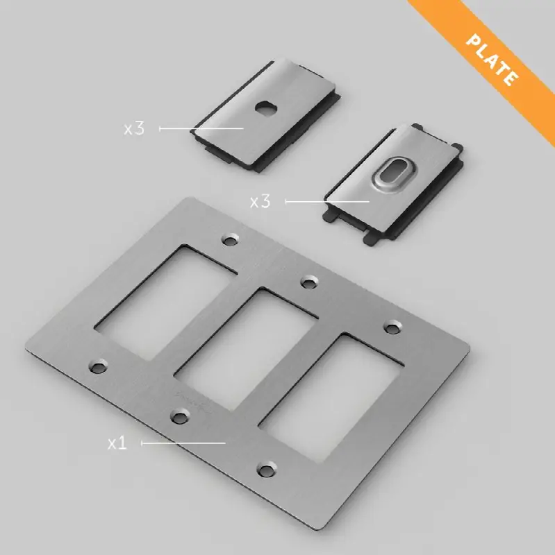 3G Plate / Logo / Steel