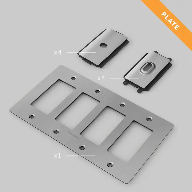 4G Plate / Logo / Steel