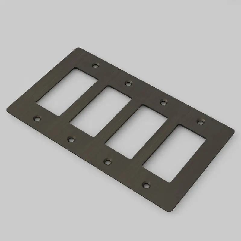 4G Plate / Non-Logo / Smoked Bronze