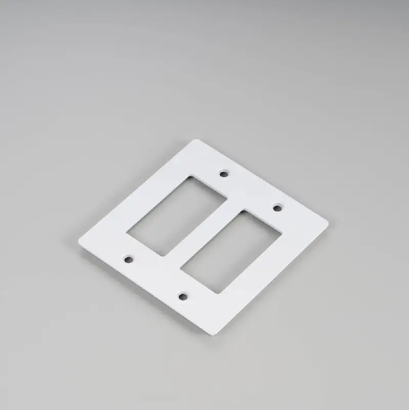 2G Plate / Non-Logo / White