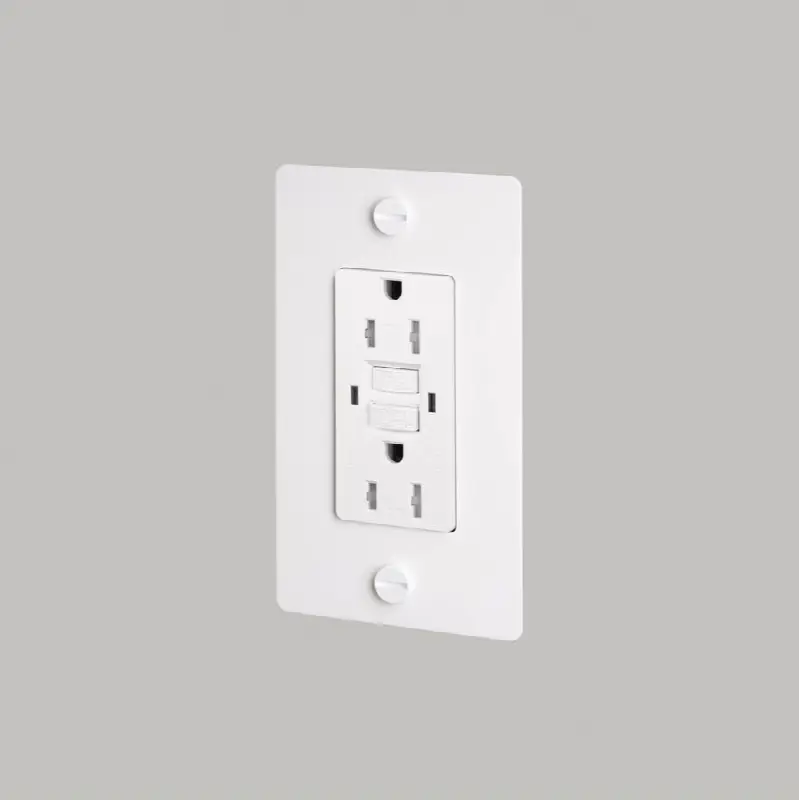 1G Duplex Gfci Outlet / Without Logo / White