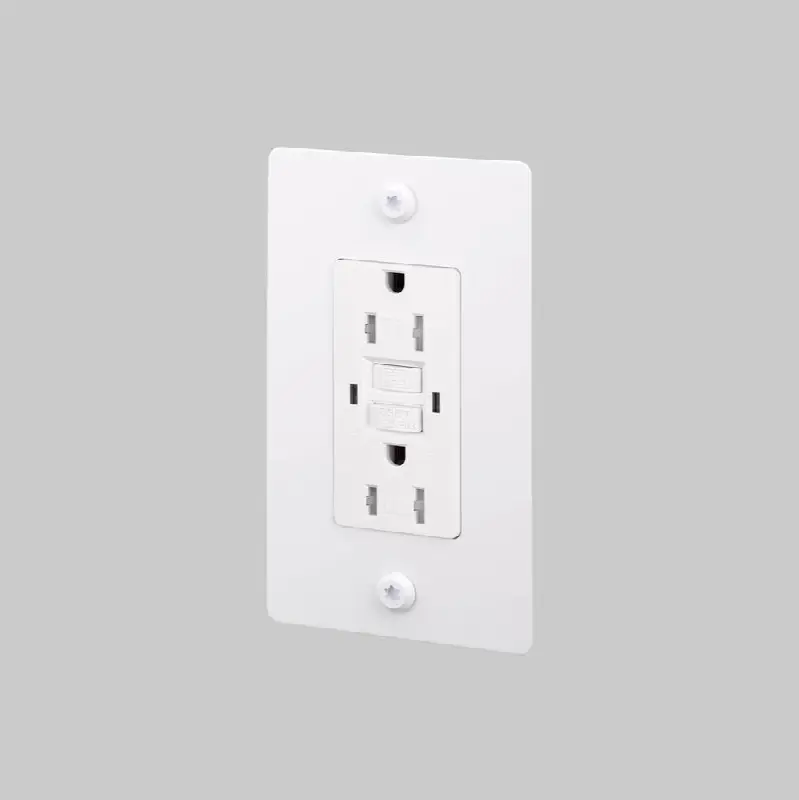 1G Duplex Outlet / Gfci / Linear / Without Logo / White