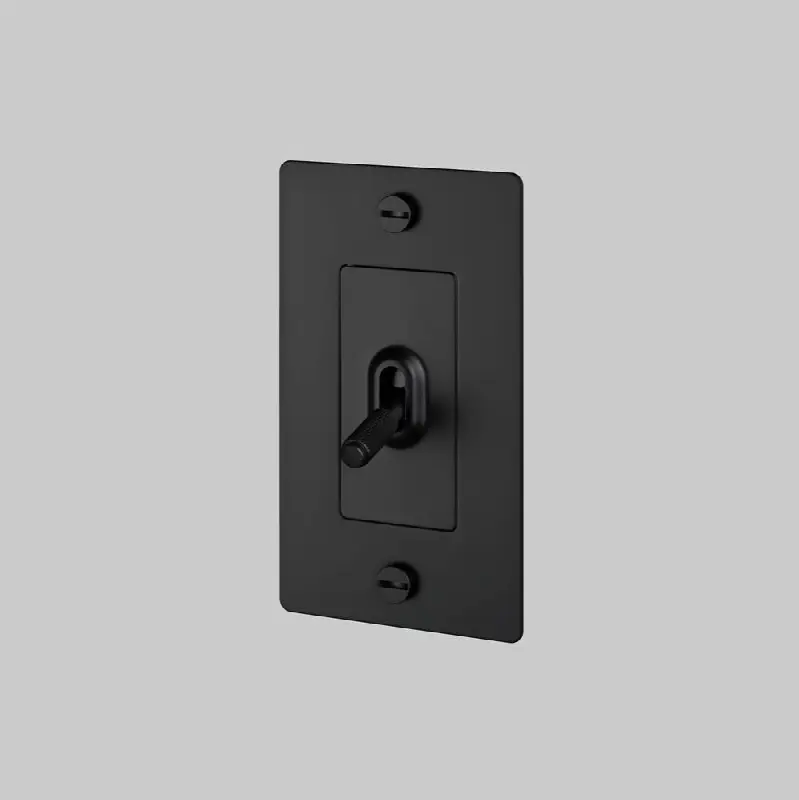 1G Toggle Switch / Non-Logo / Black