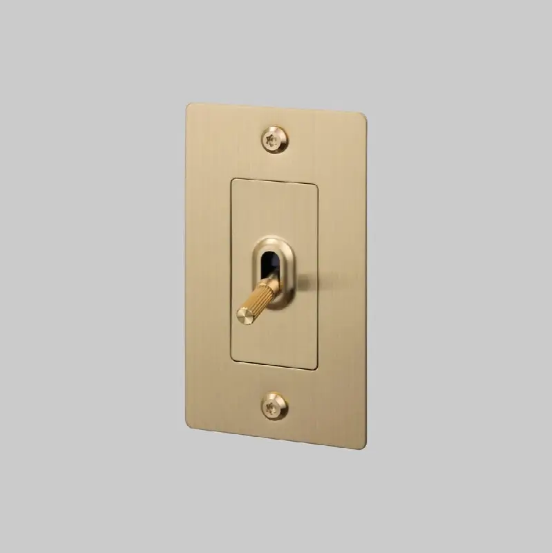 1G Toggle / Linear / Without Logo / Brass