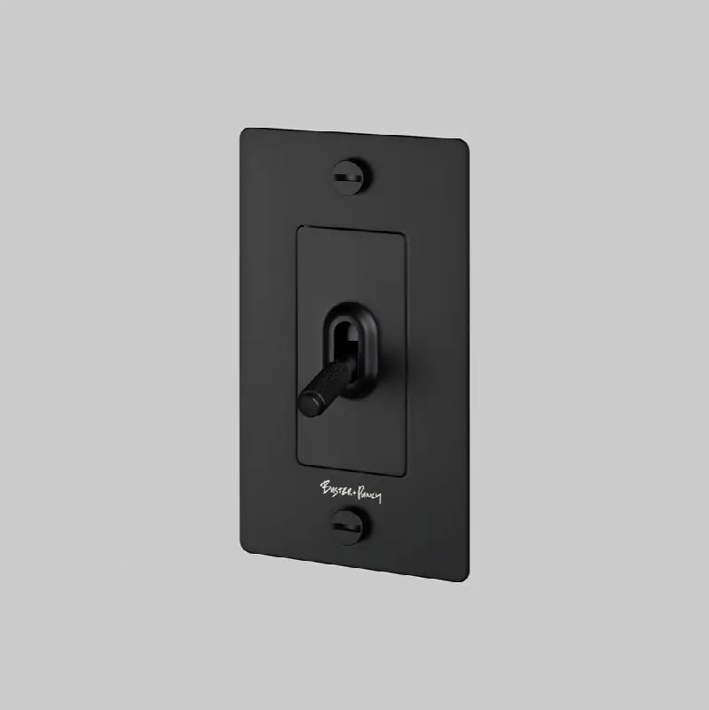 1G Toggle Switch / Logo / Black