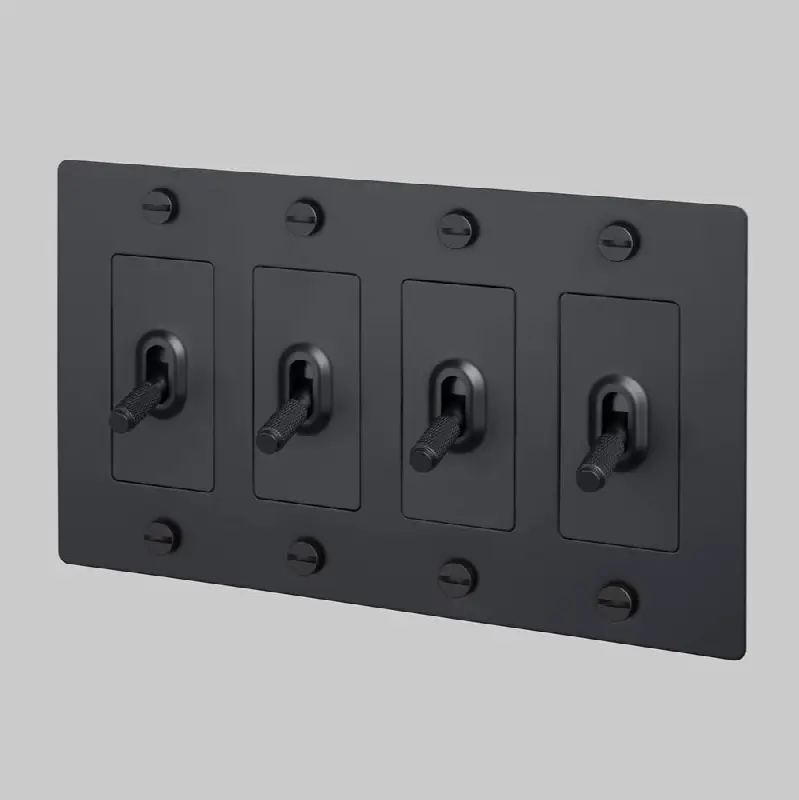 4G Toggle / Cross / Without Logo / Black