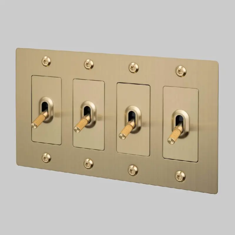 4G Toggle / Linear / Without Logo / Brass