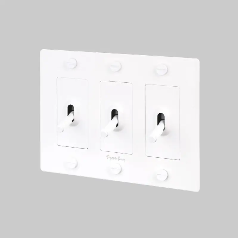 3G Toggle / Cross / With Logo / White