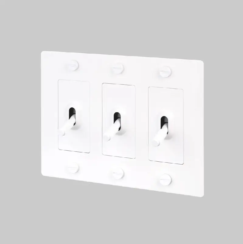 3G Toggle / Cross / Without Logo / White