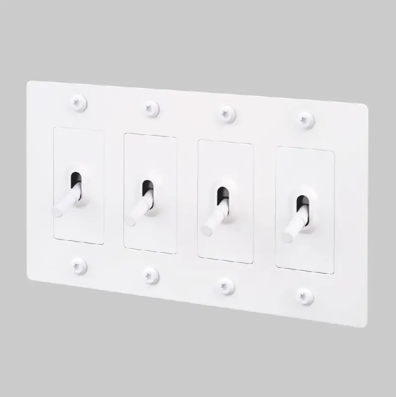 4G Toggle / Linear / Without Logo / White