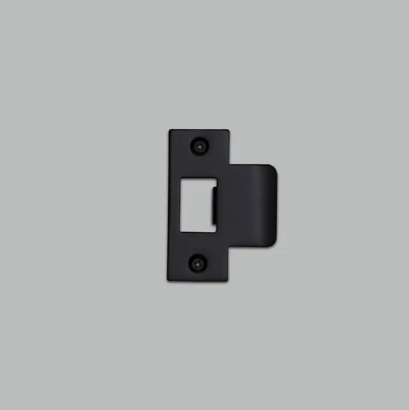 Strike Plate Kit / T Shaped / 54 Mm Door / Black
