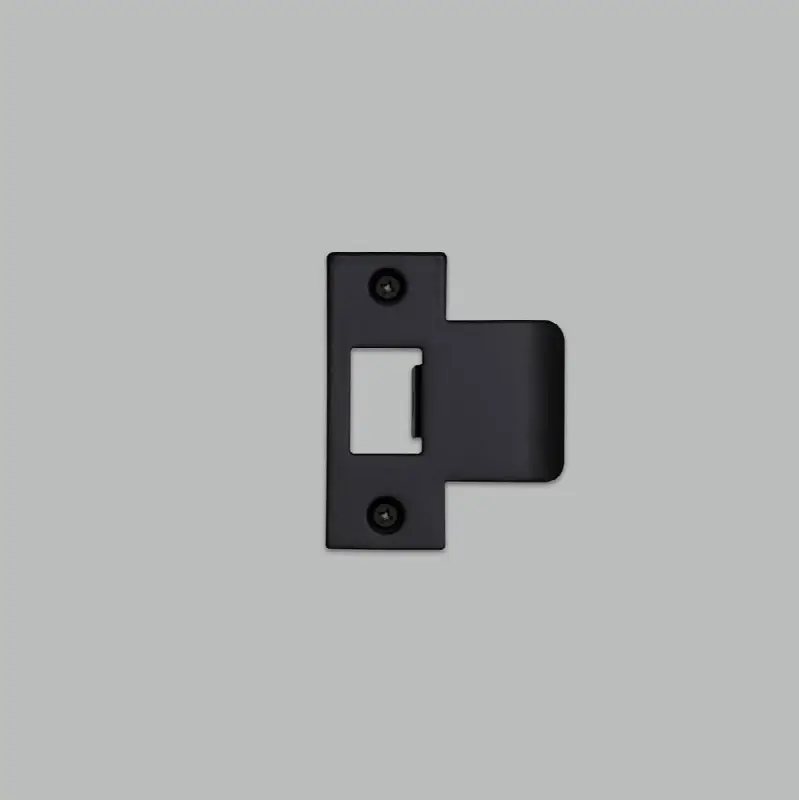 Strike Plate Kit / T Shaped / 60 Mm Door / Black