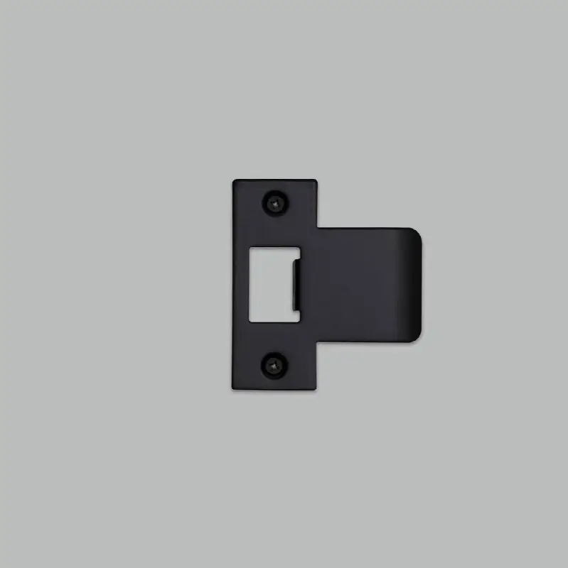 Strike Plate Kit / T Shaped / 75 Mm Door / Black