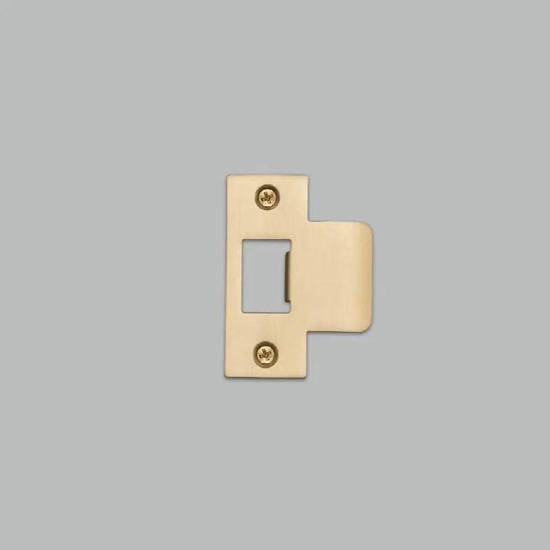 Strike Plate Kit / T Shaped / 54 Mm Door / Brass