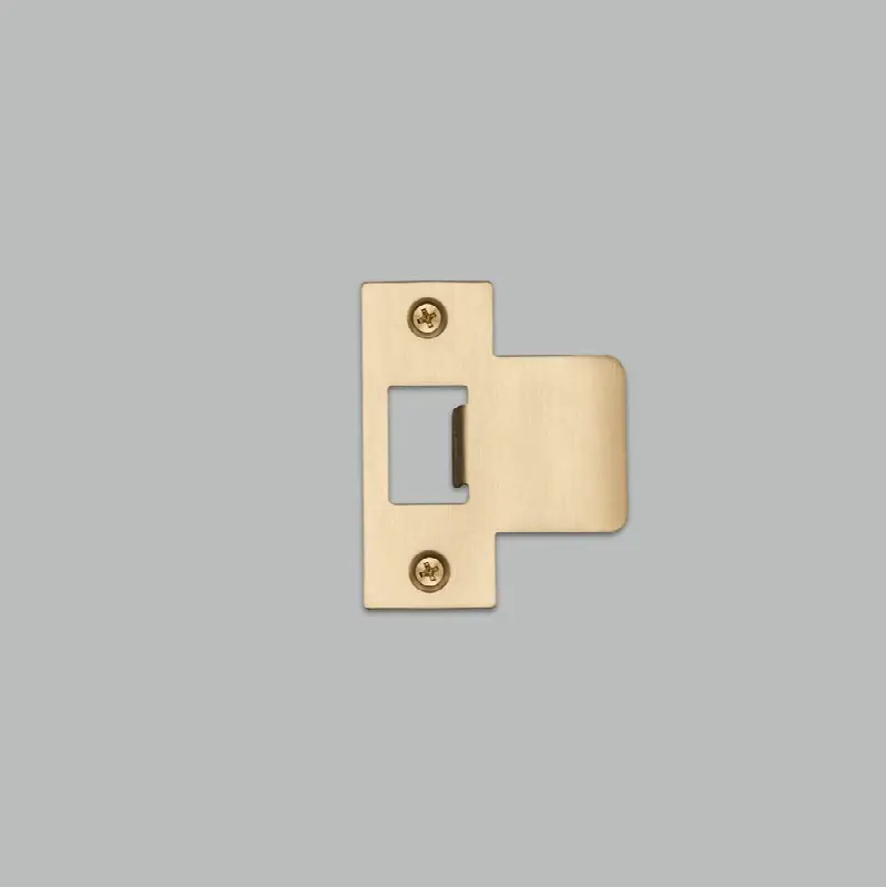Strike Plate Kit / T Shaped / 60 Mm Door / Brass