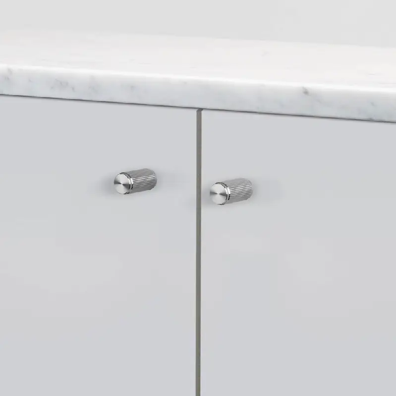 Furniture Knob / Linear / Steel