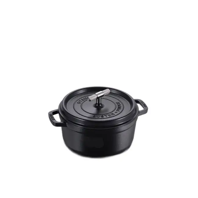 Cocotte / 9.45 Inches / Staub / Black / Steel
