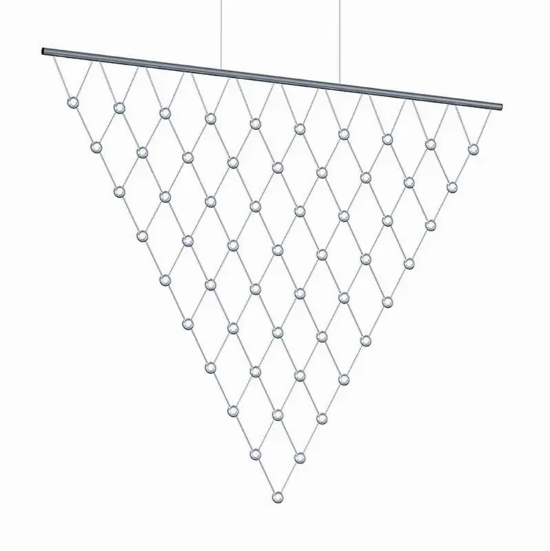 Galaxy Matrix Vertical Large LED Pendant w/ 20" Cord/Cable