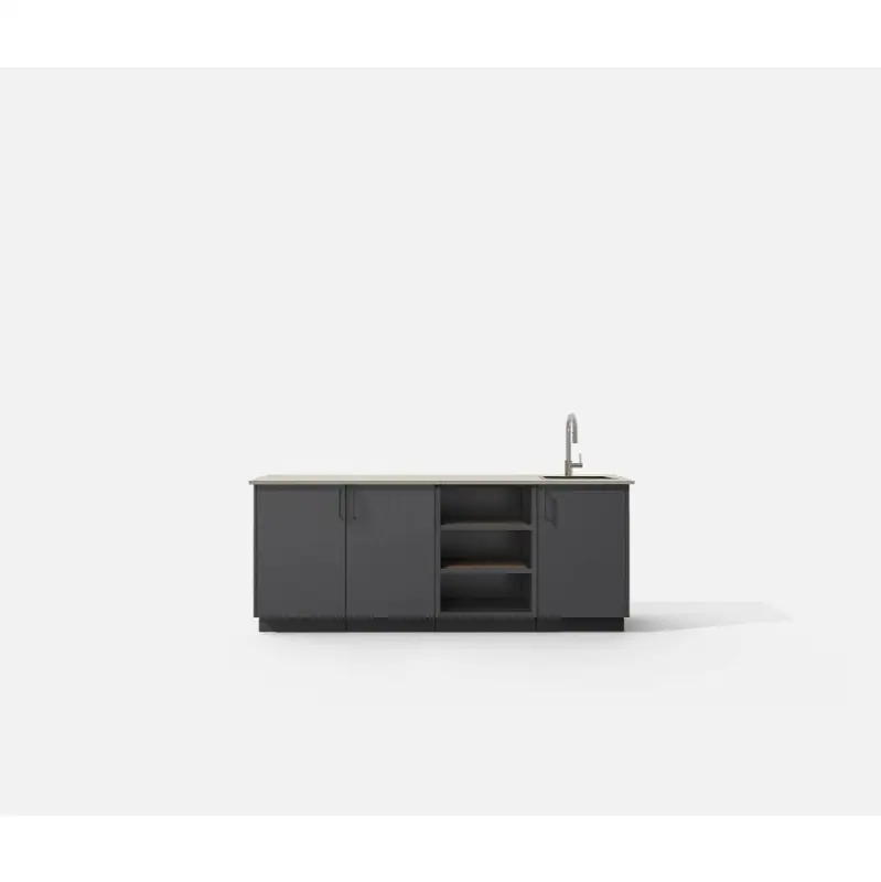 Includes: Storage Cabinets And Sink/Faucet. For More Information, See Detailed Technical Sheet.
