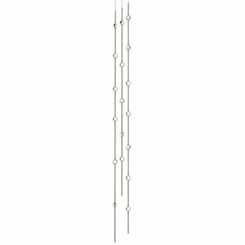 Andromeda Tall 6" Round LED Pendant