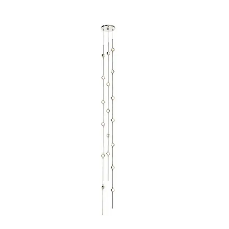 Andromeda Tall 6" Round LED Pendant
