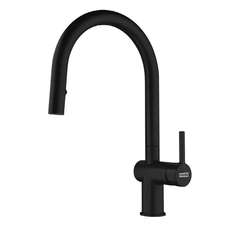 Active 15.1-inch Single Handle Pull-Down Kitchen Faucet in Matte Black, ACT-PD-MBK