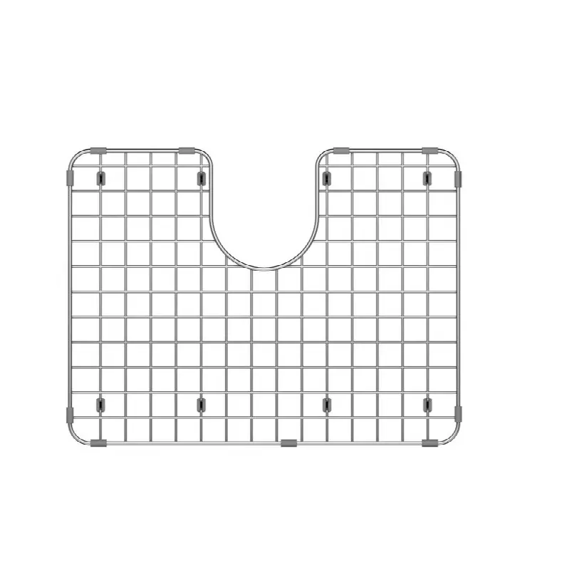 19.6-in. x 14.8-in. Polished Stainless Steel Bottom Grid for Ceranova Series Sinks