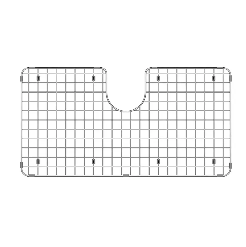 28.6-in. x 14.8-in. Polished Stainless Steel Bottom Grid for Ceranova Series Sinks