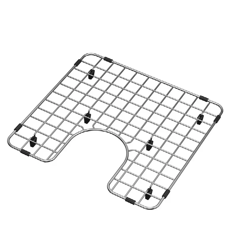 14.5 x 14.3 Polished Stainless Steel Bottom Grid for KubusX Series Sinks