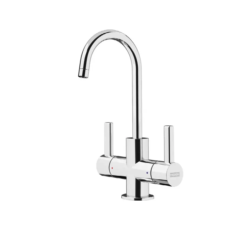8.75-in Double Handle Hot and Cold Water Filtration Faucet in Polished Chrome, UNJ-HC-CHR