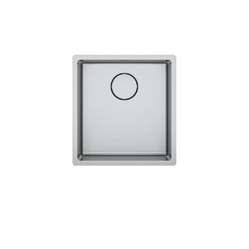 Vertex 16.5-in. 18 Gauge Stainless Steel Undermount Single Bowl Kitchen Sink with Microtexture Finish