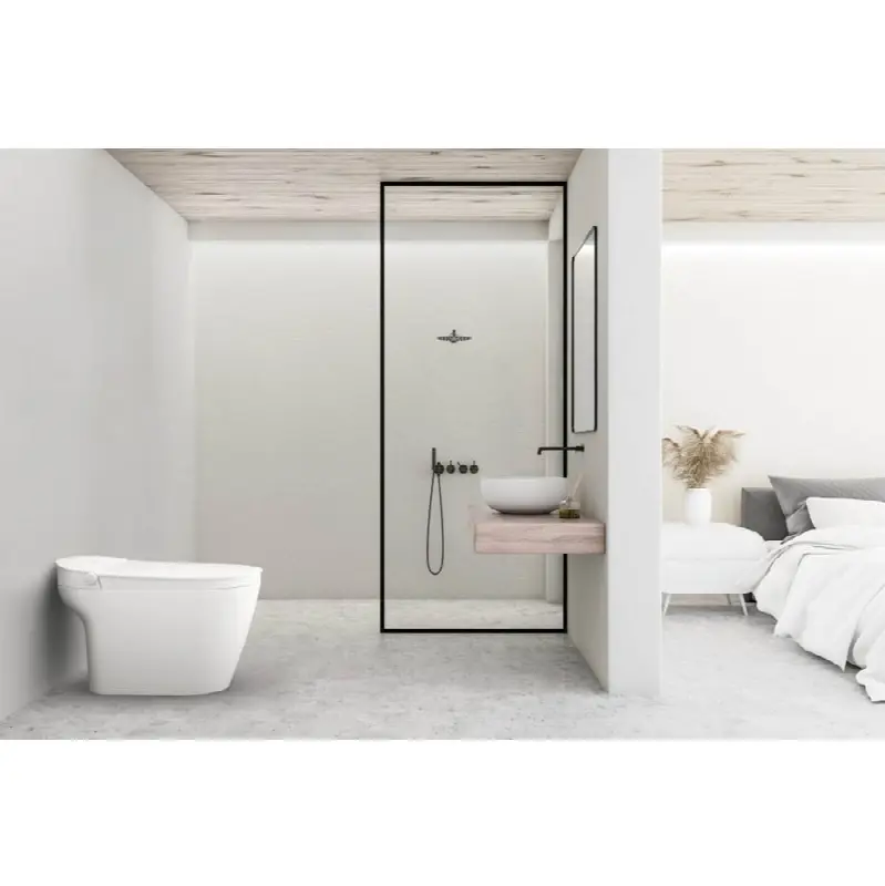 Tankless Intelligent Bidet Toilet less with Auto Open Feature