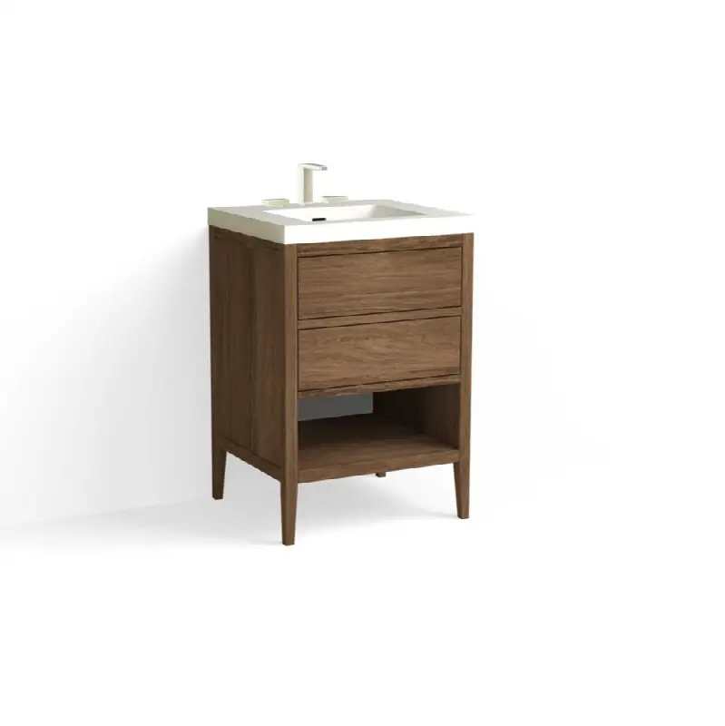 Hudson Vanity, 24"W, 34"H in Smoked Walnut