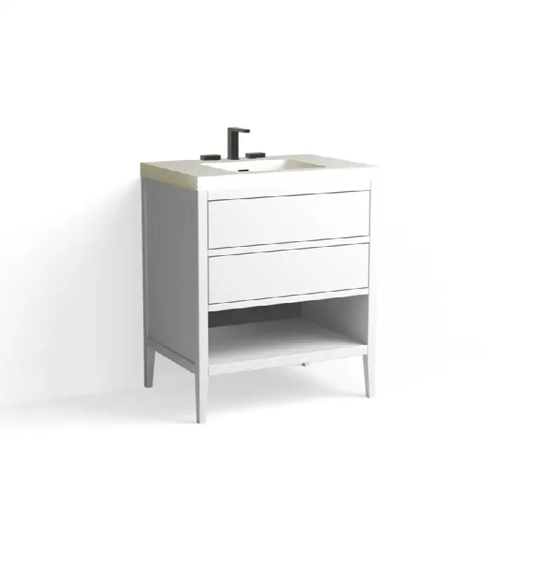 Hudson Vanity, 30"W, 34"H in P1 White