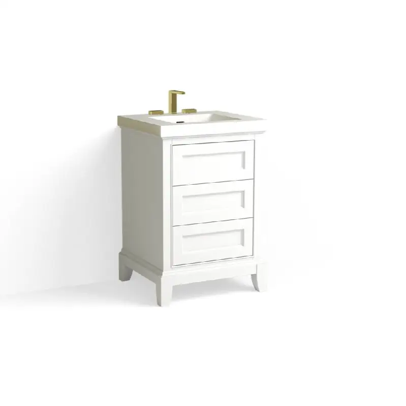 Astoria Vanity, 24"W, 34"H in P1 White