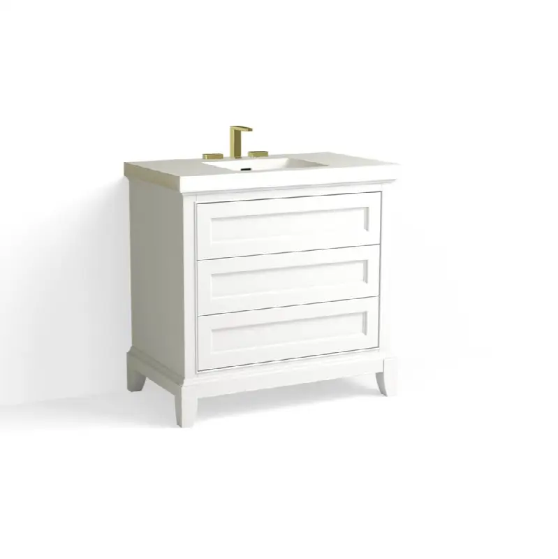 Astoria Vanity, 36"W, 34"H in P1 White