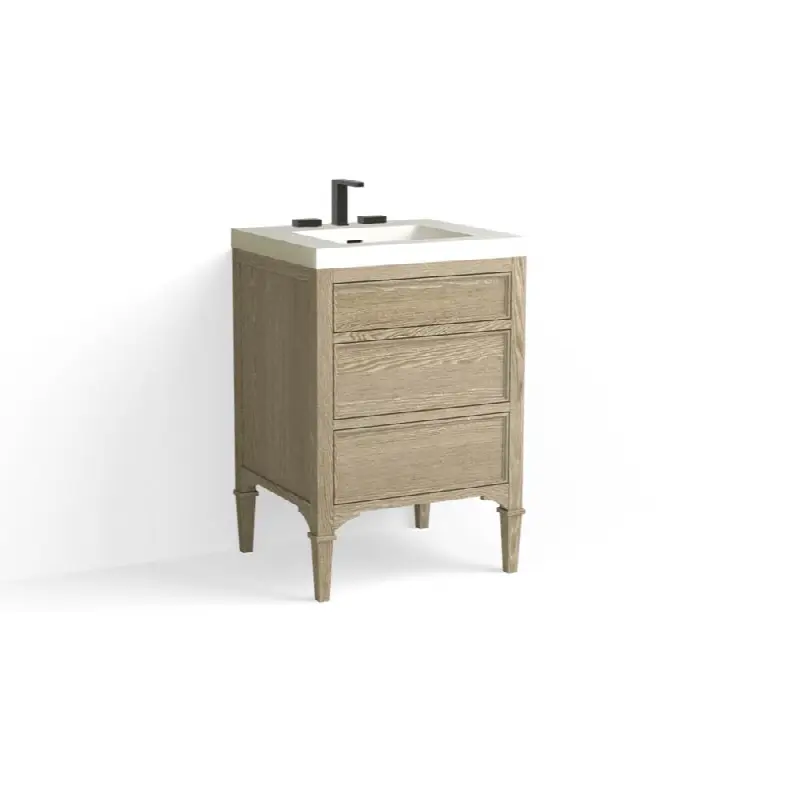 Owen Vanity, 24"W, 34"H, in O1 Washed Oak