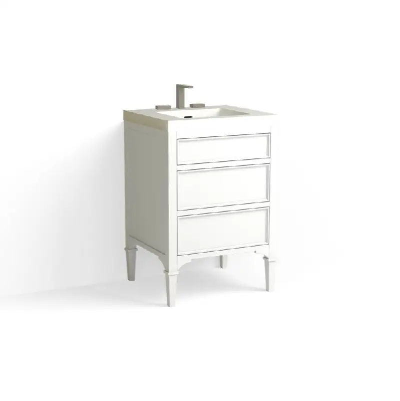 Owen Vanity, 24"W, 34"H in P1 White
