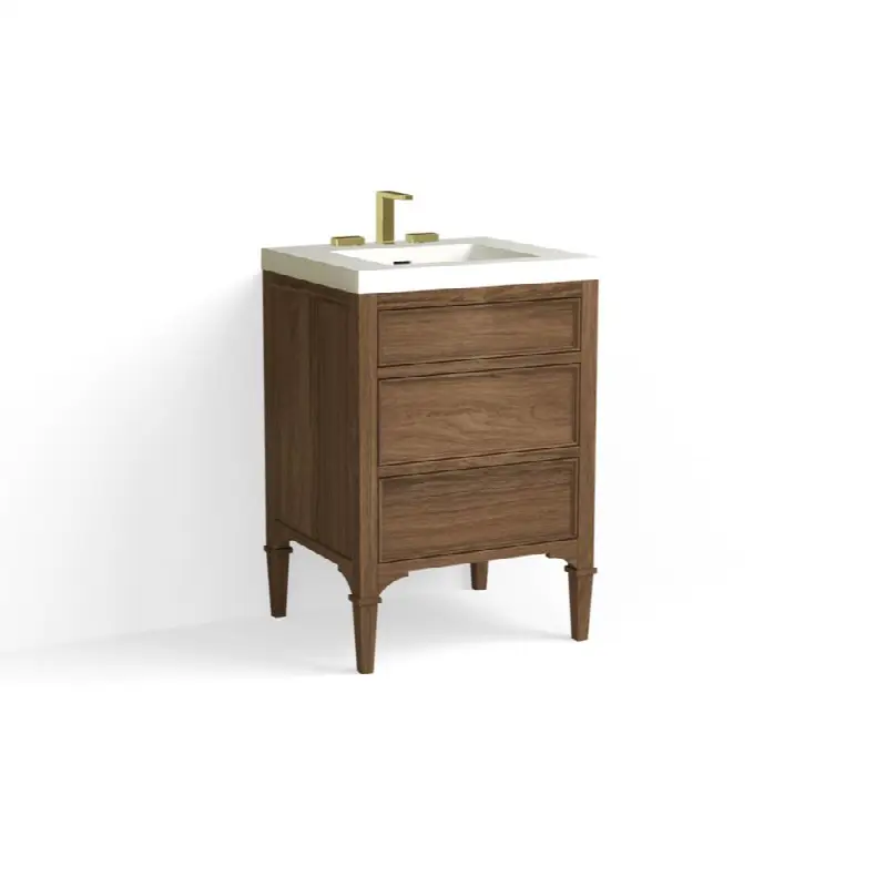 Owen Vanity, 24"W, 34"H in Smoked Walnut