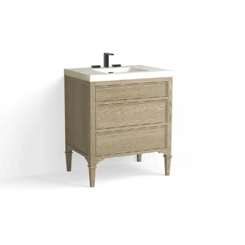 Owen Vanity, 30"W, 34"H, in O1 Washed Oak
