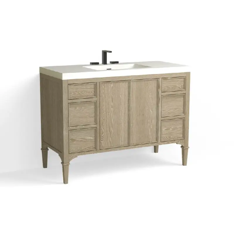 Owen Vanity, 48"W, 34"H, in O1 Washed Oak