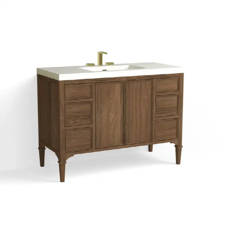 Owen Vanity, 48"W, 34"H in Smoked Walnut