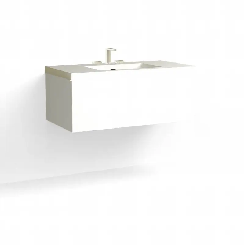 Summit Vanity, 42" Wide, 15" High in C1 White