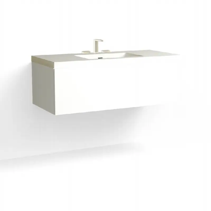 Summit Vanity, 48" Wide, 15" High in C1 White