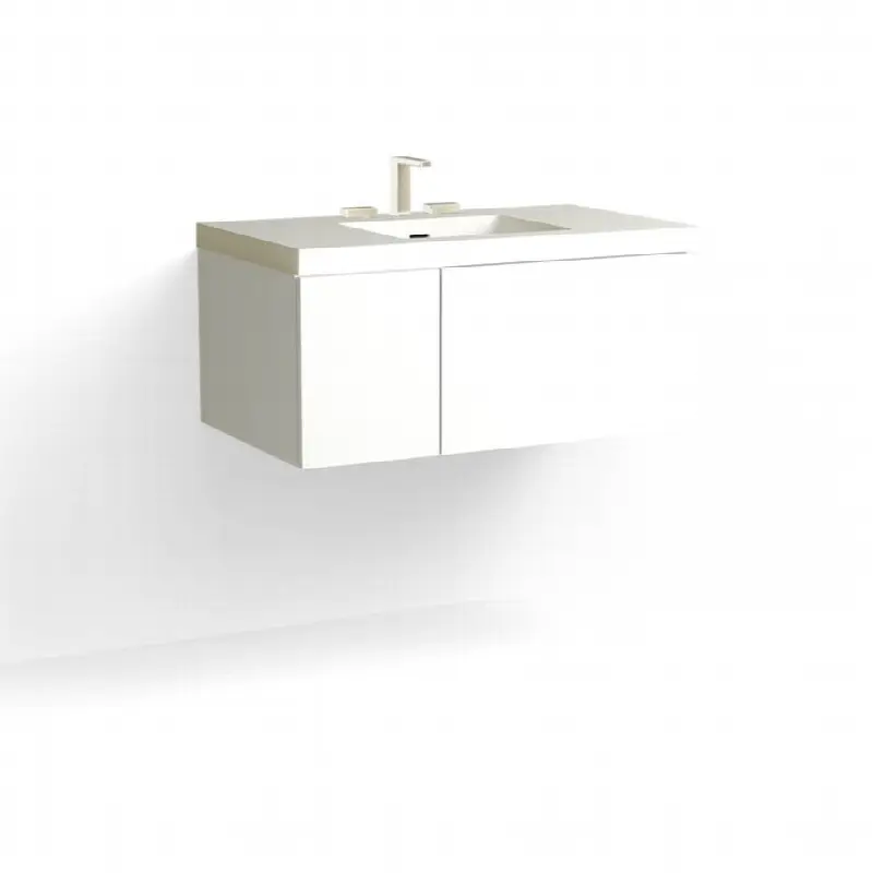 Summit Vanity, 36" Wide, 15" High in C1 White